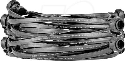 ILLU 107706 - Lichterkette, für außen, 10 m, 10 Fassungen