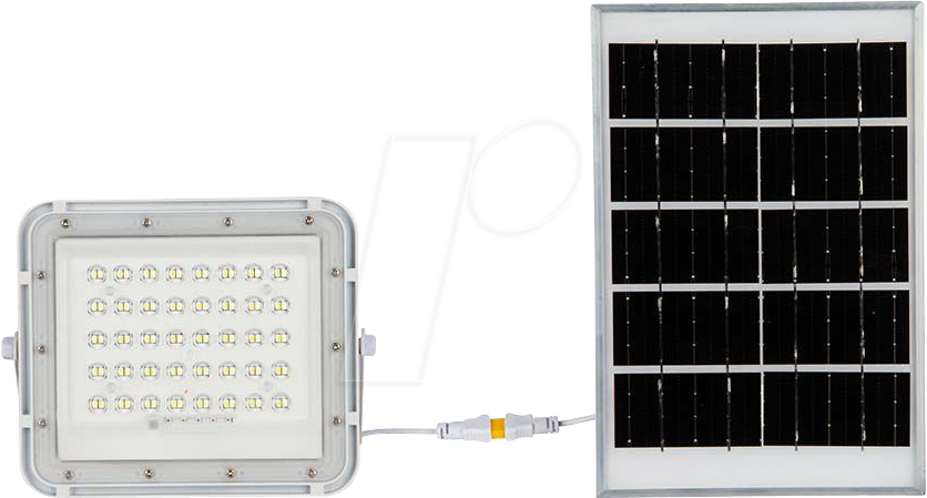 VT-7841 - Solar LED-Leuchte, Strahler, 10 W, 800 lm, 6400 K, weiß