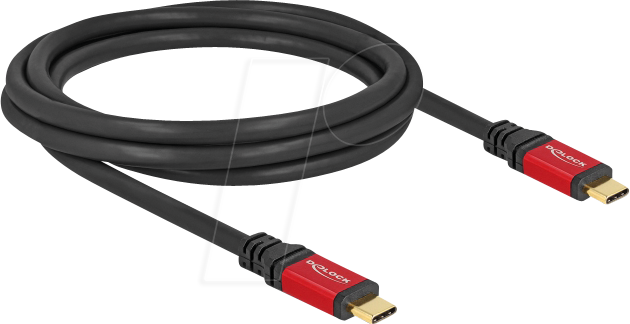 DELOCK 80041 - USB 2.0 Kabel, USB-C, PD 3.0, 100 W, 2 m