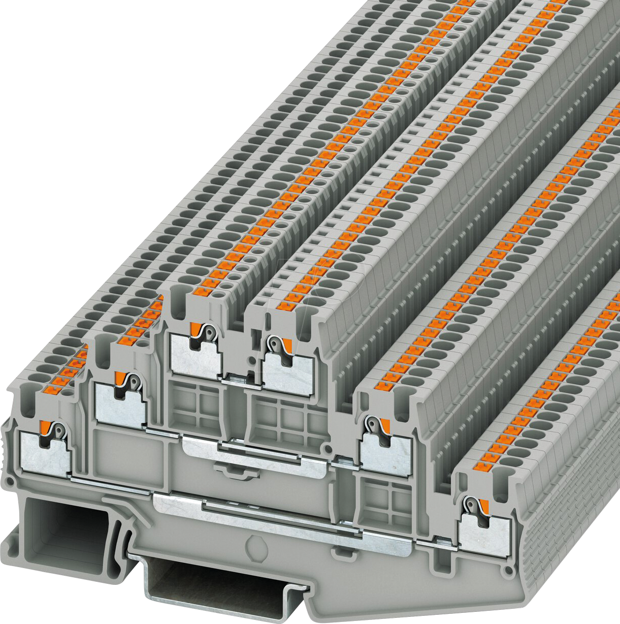 PT 1,5 S 3L - Mehrstockklemme, PT 1,5/S-3L grau