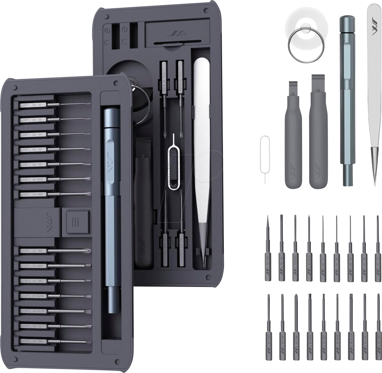 JIMI JM-GNT26 - Präzisions-Werkzeugsatz, SNAP to GO, 26-teilig