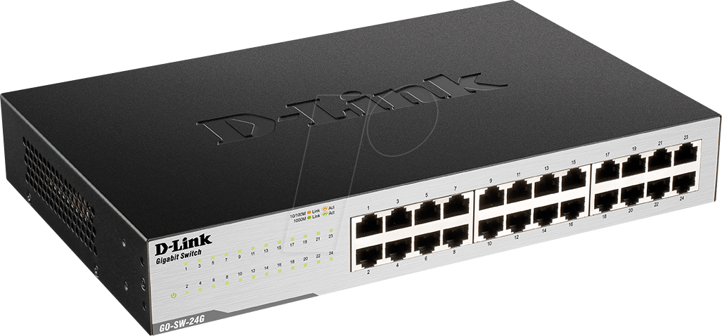 D-LINK GO-SW-24G - Switch, 24-Port, Gigabit Ethernet