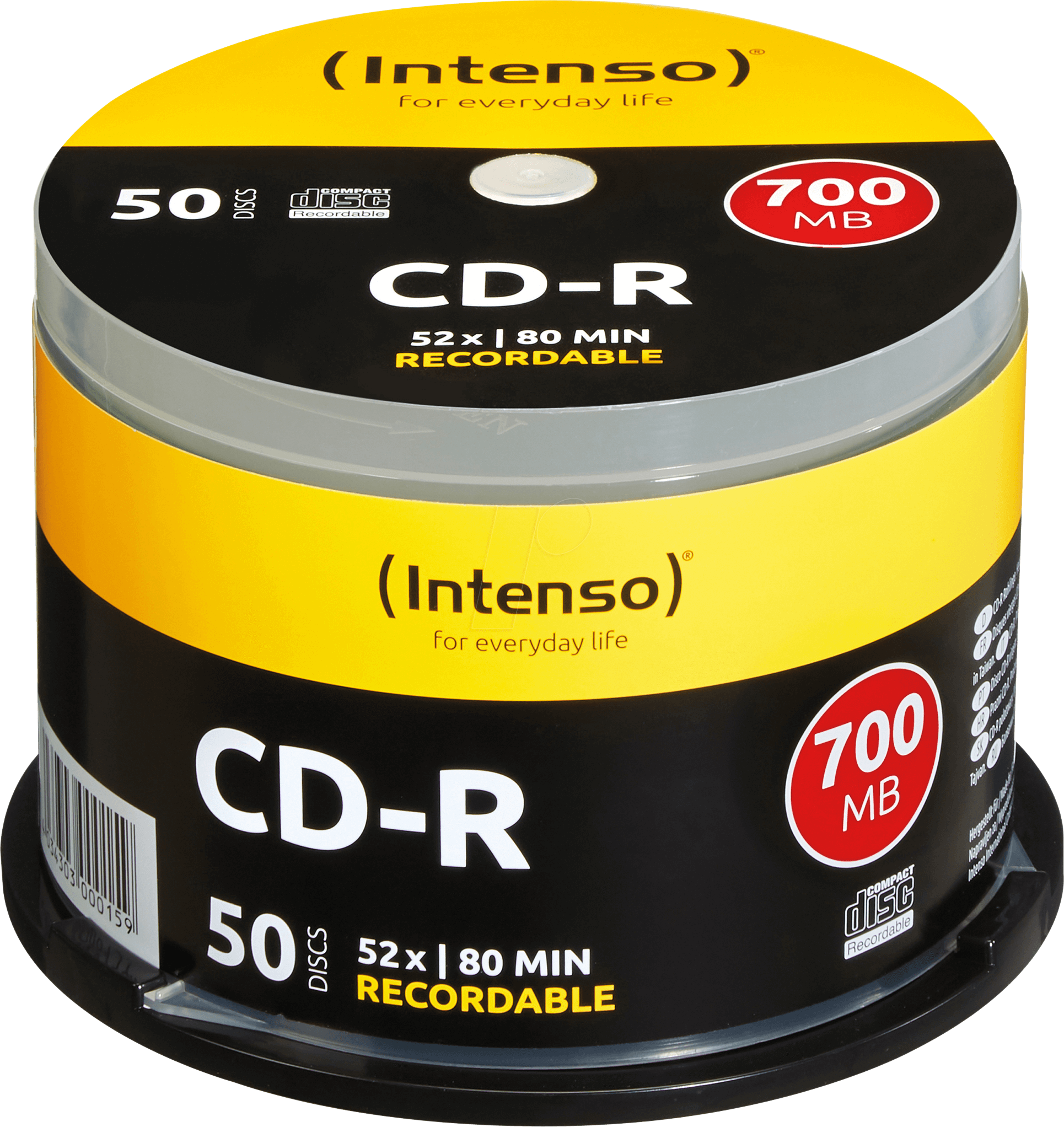 CD 8050 INT - Intenso CD-R 700MB/80MIN, 50-er