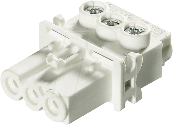 GST 15I3 B UW W - Geräteanschluss (Snap-in) - Buchse, weiß, 3-pol
