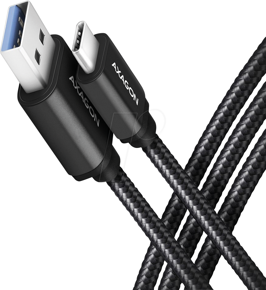AXG BUCM3-AM20AB - Sync- & Ladekabel, USB-A -> USB-C, 2,0 m