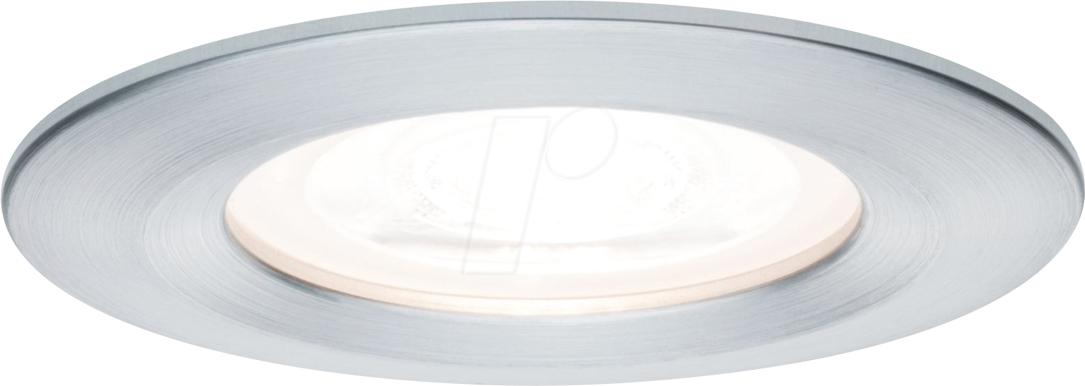 PLM 93632 - Einbaurahmen Nova starr, GU10, max. 35 W, rund, dimmbar, alu