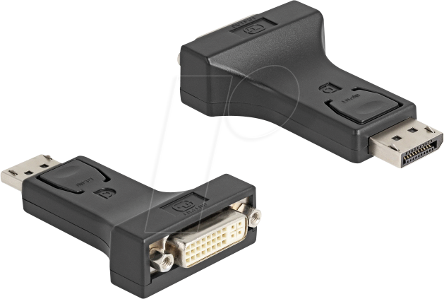 DELOCK 66615 - DisplayPort Adapter, DP 1.1 Stecker auf DVI Buchse