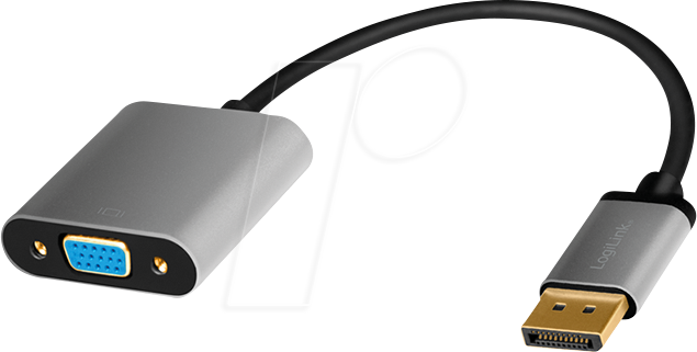 LOGILINK CDA0109 - DisplayPort Adapter, DP Stecker auf VGA Buchse
