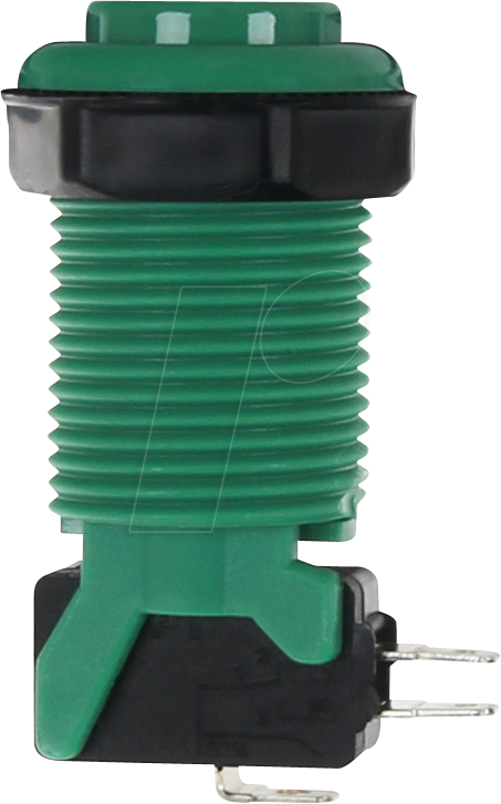 Thumbnail - ARC BUTTON GN - Arcade Button mit Mikrostaster, grün