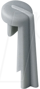 OKW TK-SKA GR - Markierungsteil für Potentiometerknopf von OKW, pastellgrau