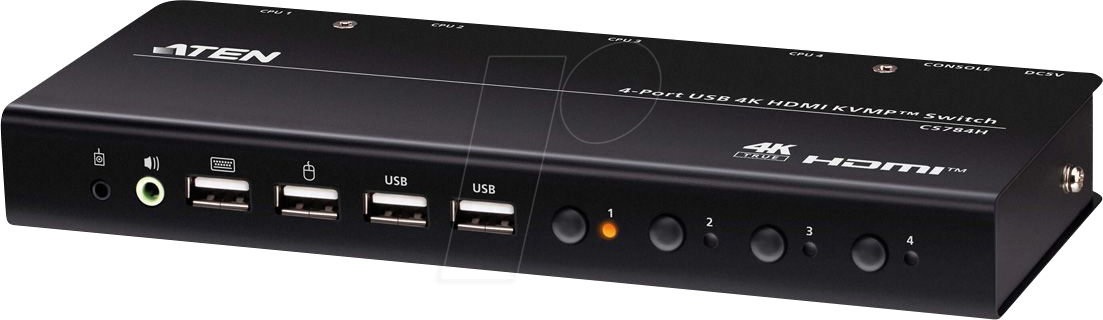 ATEN CS784H - 4-Port KVM Switch, HDMI