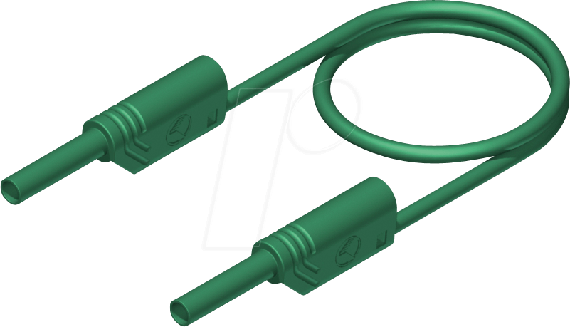 MVL SWS-200/1 GN - Messleitung, 2 mm, 2,0 m, grün, gesichert, stapelbar