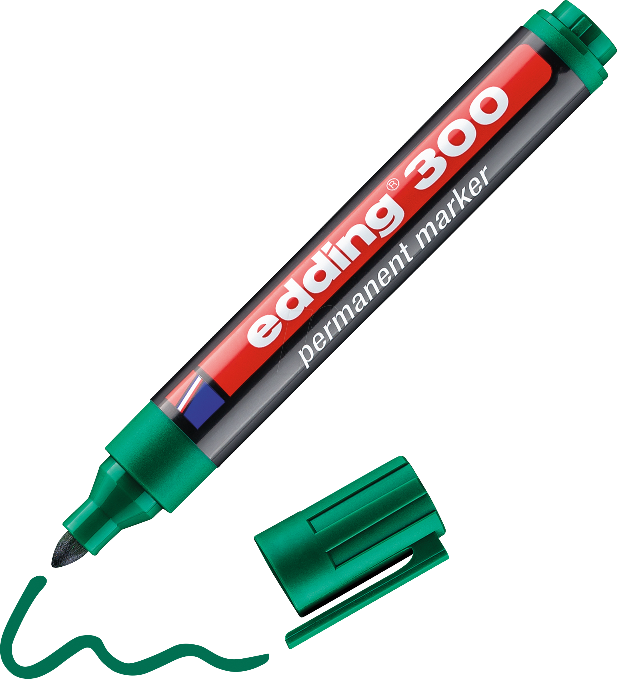 EDDING 300GN - Permanent Marker / grün / 1,5-3,0mm