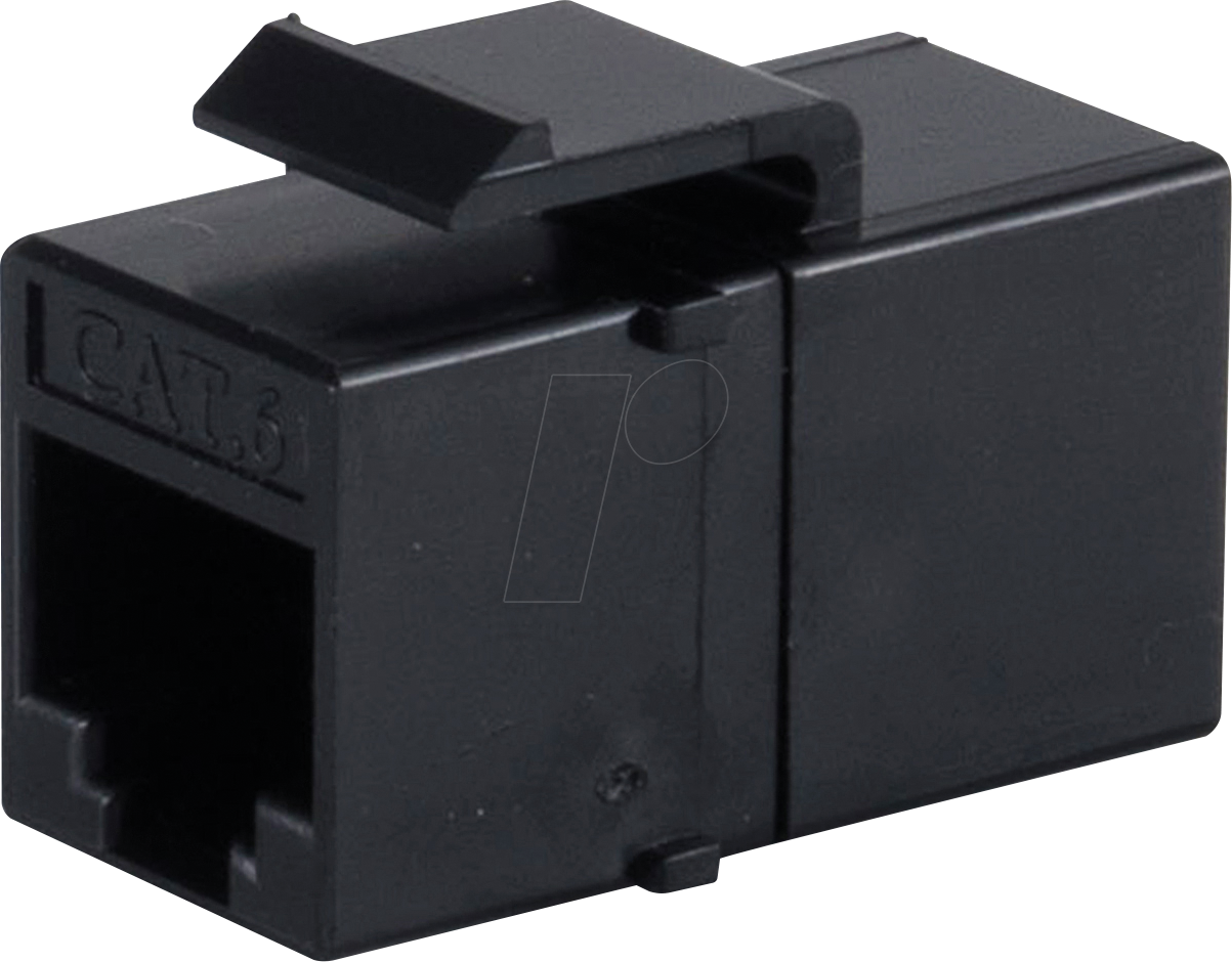 SHVP BS08-10006 - Keystone RJ45 Buchse > Buchse, Cat.6, UTP