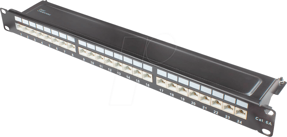 GC N0145 - Patchpanel 19'', 24-Port, Cat.6a, 1 HE