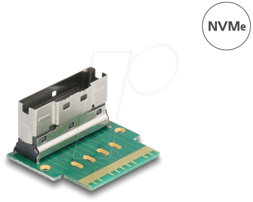 DELOCK 64179 - Adapter Slim SAS SFF-8654 8i Stecker > Buchse 90° gewinkelt