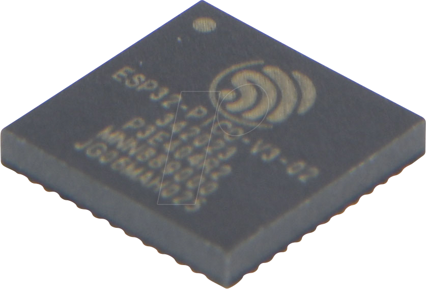 ESP32-PICO-V3-02 - ESP32-Pico SoC, WiFi & BLE, 3,3 V, QFN-48 (7x7mm)