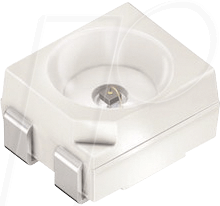 LS E67F - LED, SMD 3430, PLCC4, rot, 1400 mcd, 120°