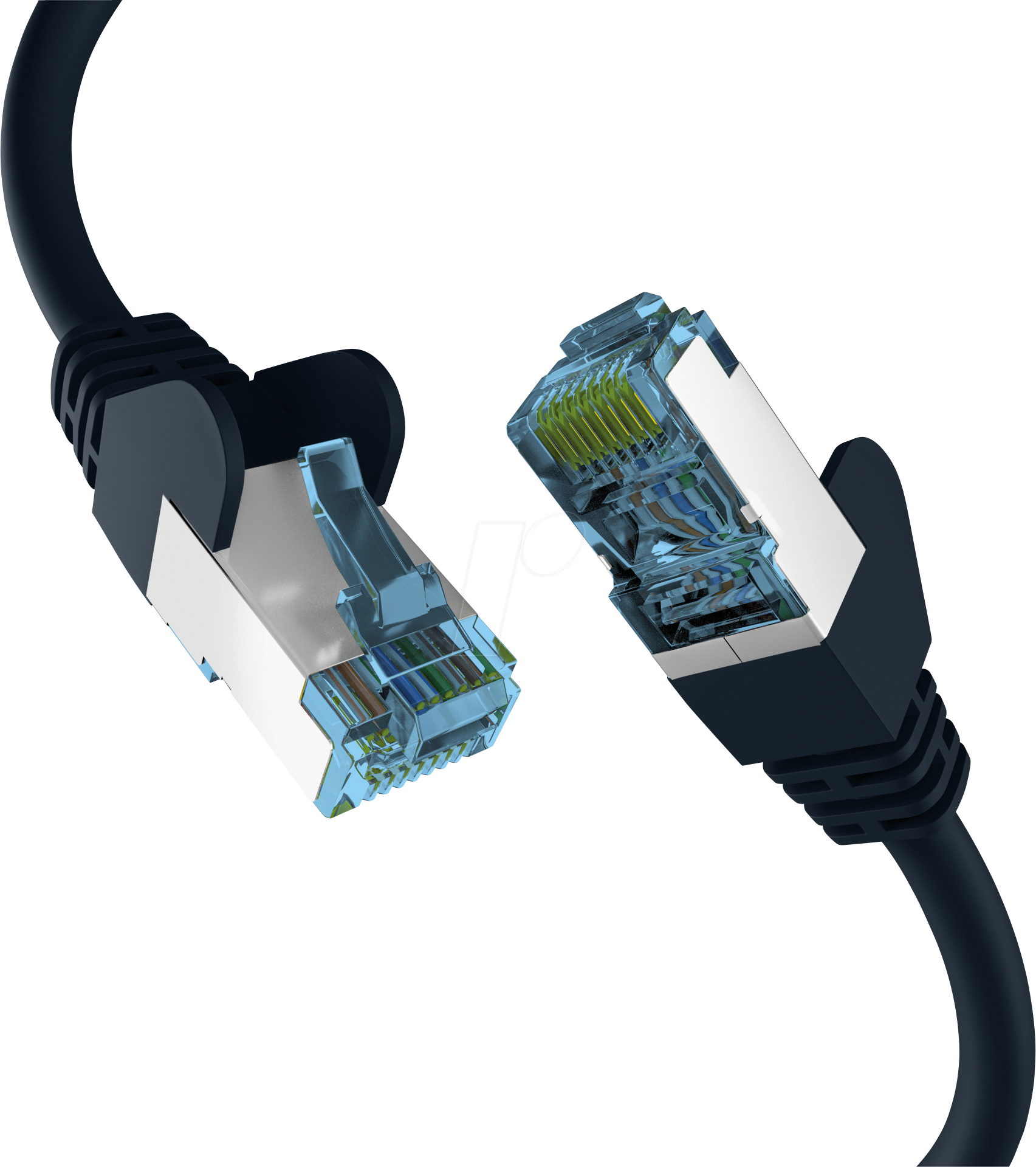 Thumbnail - EFB EC020200149 - Patchkabel, Cat.7 Rohkabel, S/FTP PiMF, 0,5 m, schwarz