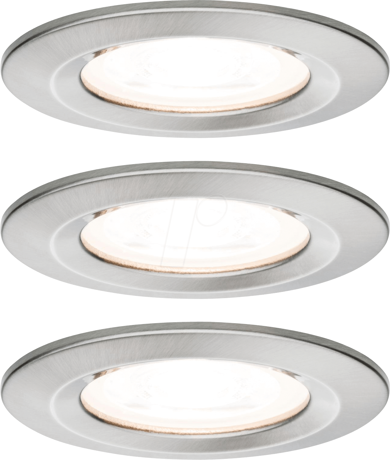 Thumbnail - PLM 93476 - Einbauleuchte LED Nova 3 x 6,5 W, 2700 K, eisen