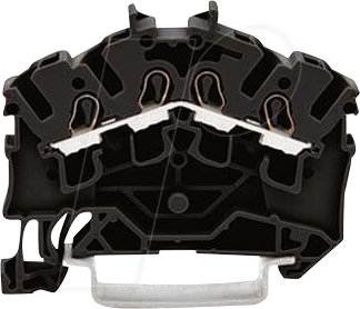 WAGO 2002-6405 - Durchgangsklemme, 4-Leiter, Ø 0,25 - 2,5 mm, schwarz