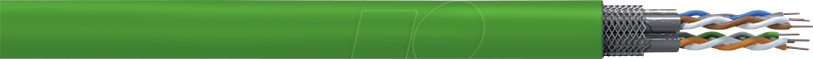 UF CAT6A GN 100 - Cat.6a Ultra Flex -Patchkabel - 100 m - grün