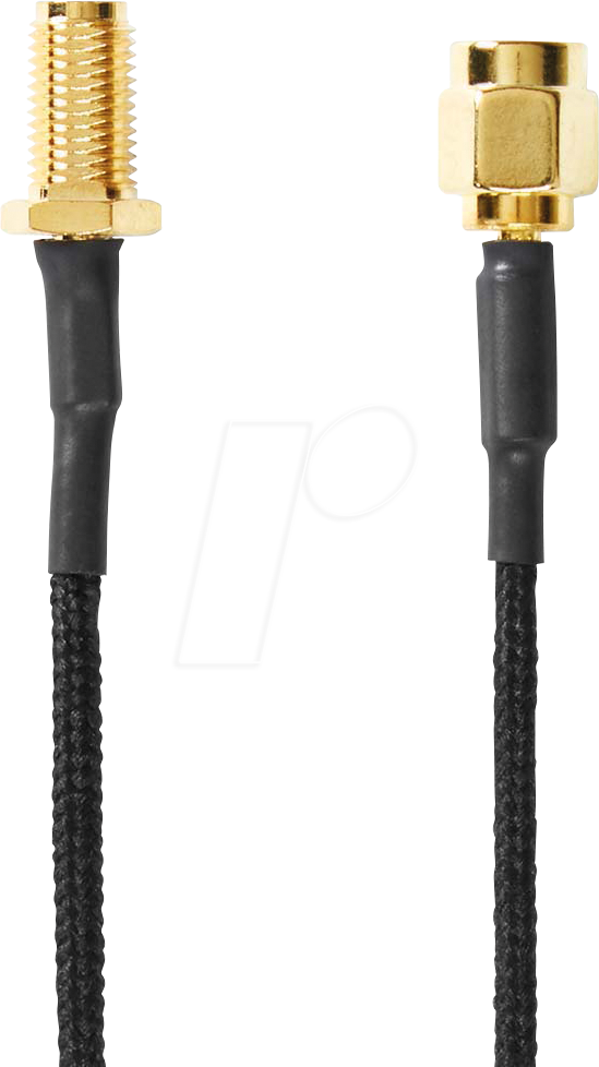 N CSGL02020BK05 - Antennenkabel, SMA-Buchse / SMA-Stecker, 0,5 m