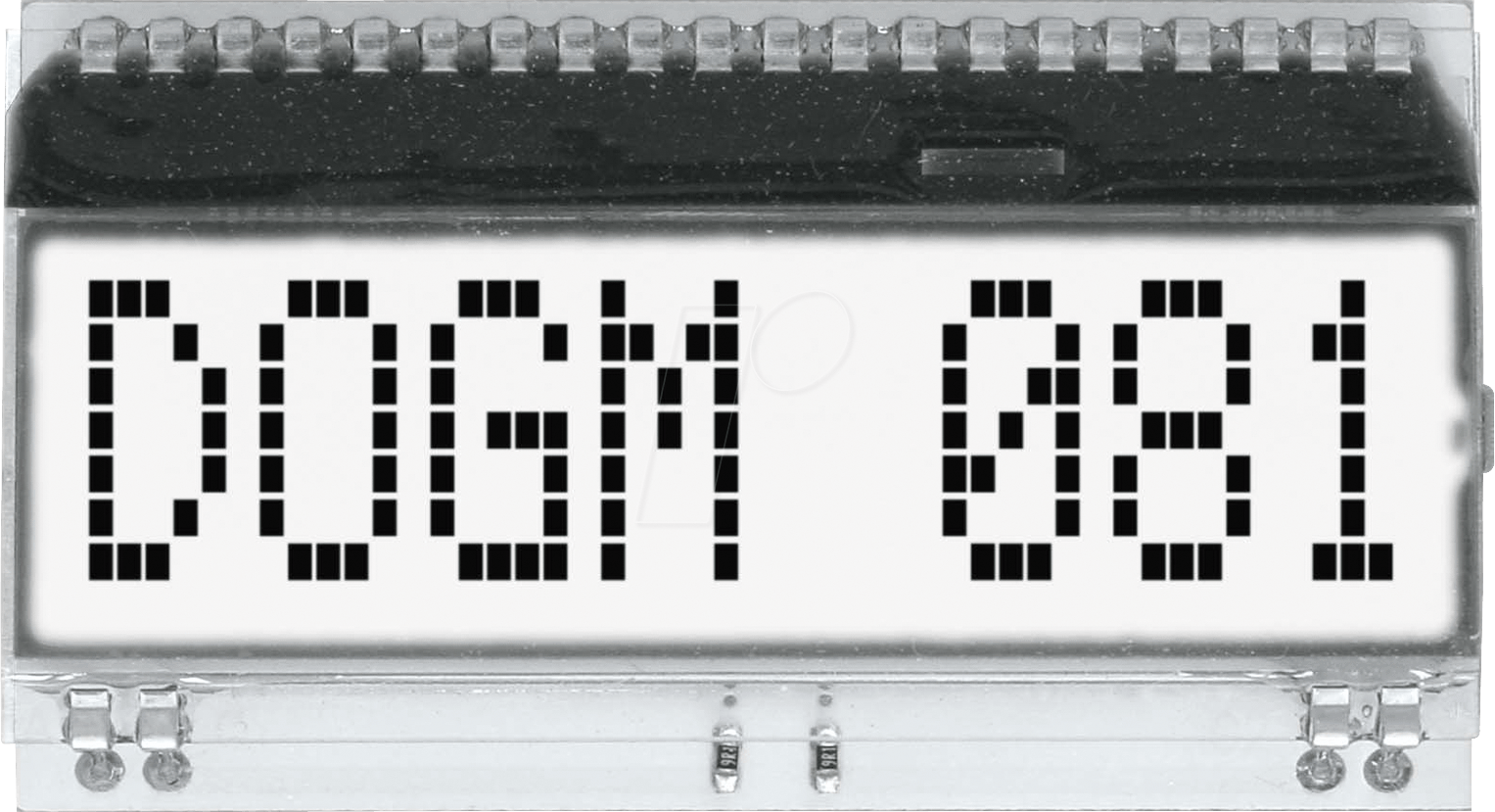 EA DOGM081W-A - LCD-Textmodul, 48,3 x 12 mm, weiß