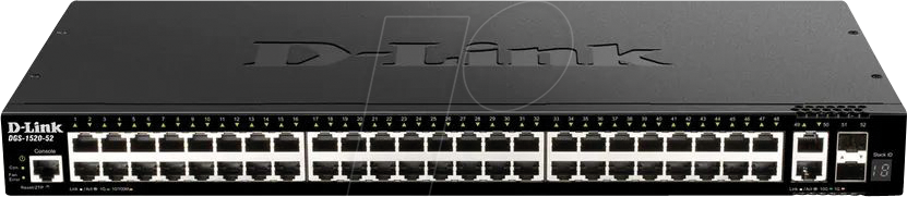 Thumbnail - D-LINK G152052 - Switch, 52-Port, Gigabit Ethernet, SFP+