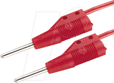 MVL 2/100 RT - Messleitung, 2 mm, 1 m, rot