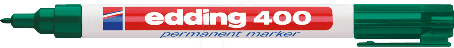 EDDING 400GN - Permanent Marker, Spitze 1,0 mm, grün