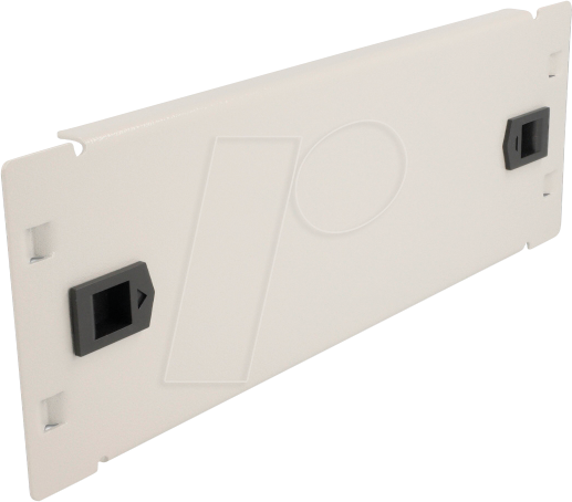 DELOCK 66631 - Blindabdeckung 10'', werkzeugfrei, 2 HE, grau