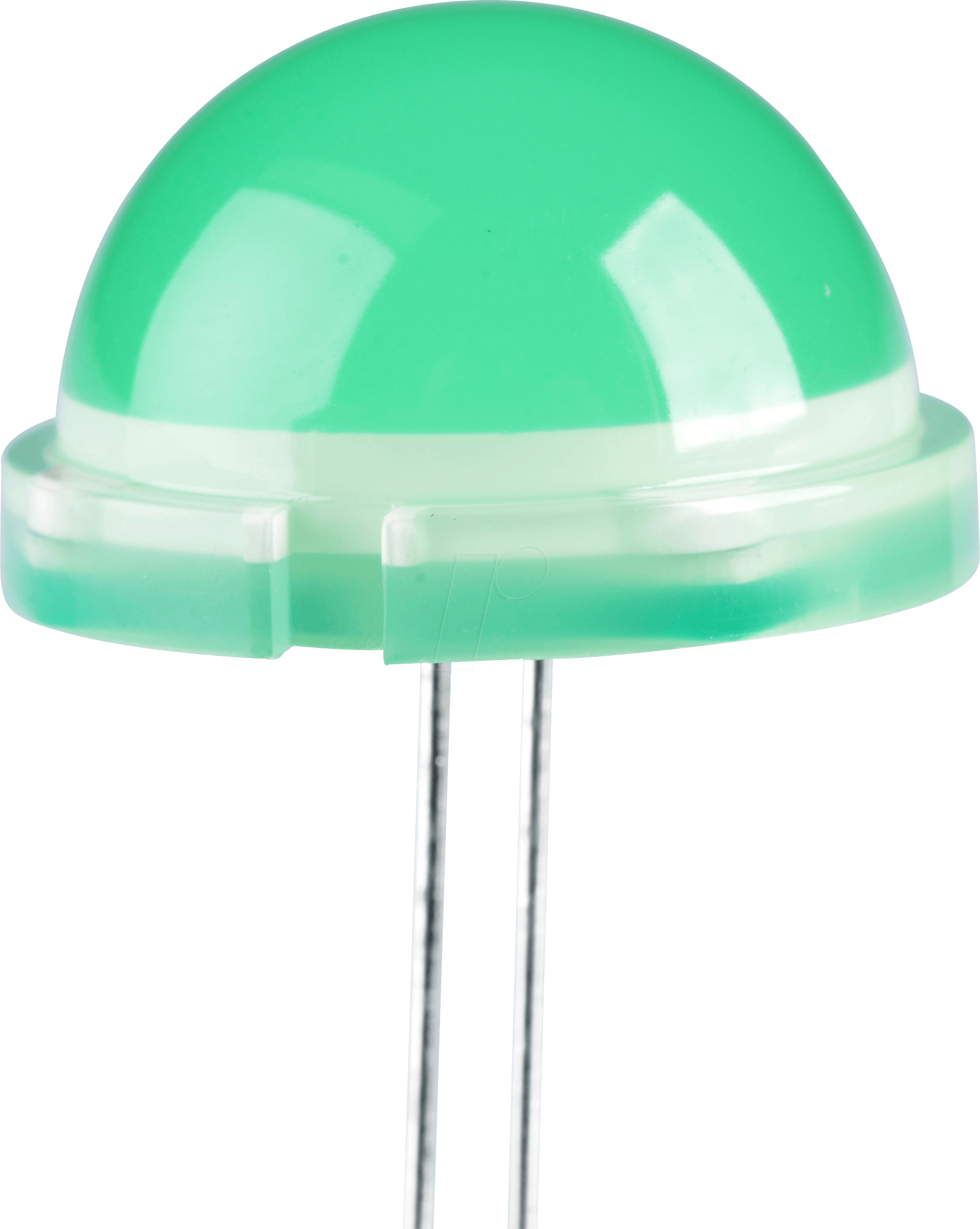 Thumbnail - LED 20MM GN - LED, 20 mm, bedrahtet, grün, 53 mcd, 120°