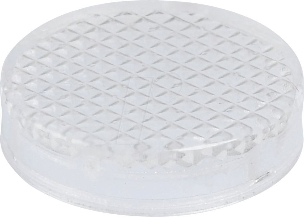 REFL KAPP ST TR - Reflektorabdeckkappe, Struktur, transparent