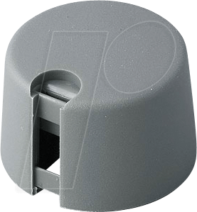 OKW TK-24-6 GR - Potentiometerknopf für Achse Ø 6 mm, grau
