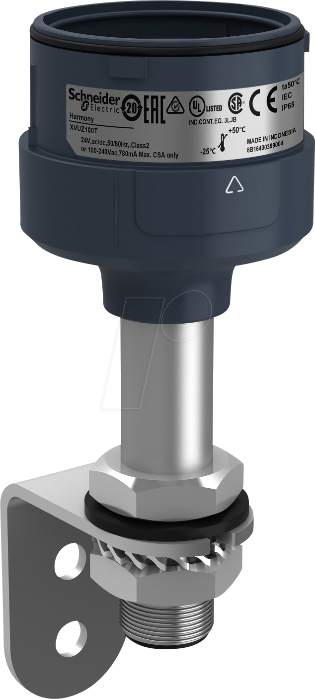 XVUZ100T - Befestigungswinkel für Signalsäule, mit Aluminiumrohr 100 mm