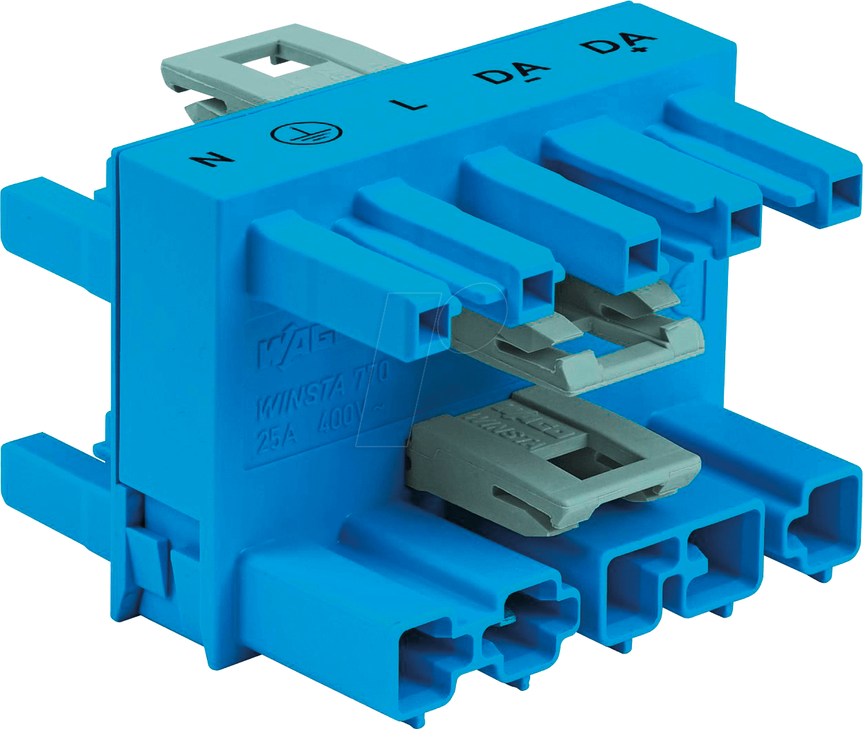 WAGO 770-618 - WINSTA® MIDI Verteiler, 5-pol, 3-fach