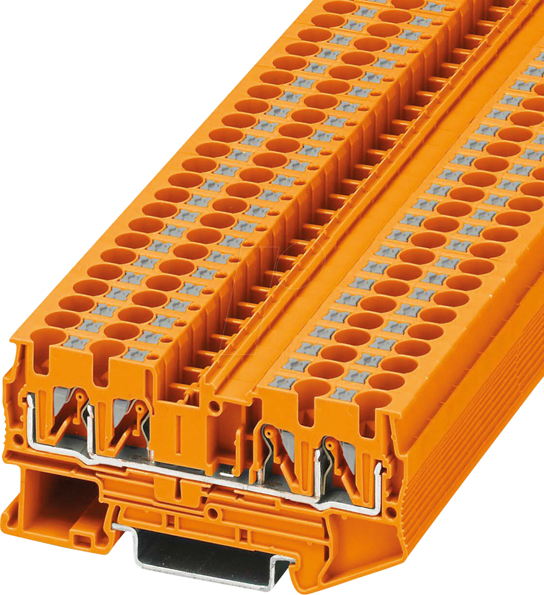 PT 4 QUAT OG - Durchgangsklemme, PT 4-Quattro orange