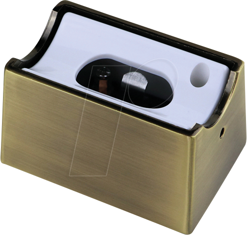 SCHI 600861514 - Lampenfassung S14s , Metall, Messing gebürstet