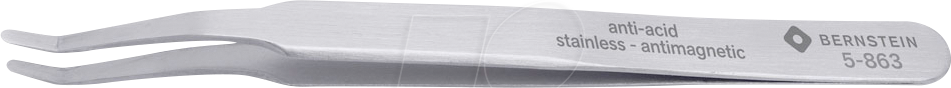BERN 5 863 - SMD-Pinzette, 30° doppelt gebogen, rund, 120 mm