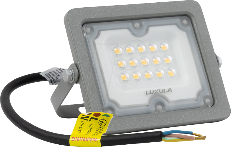 Thumbnail - LUXULA LX400230 - LED-Flutlicht, 10 W, 900 lm, 4000 K, grau, IP65
