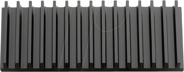 SK 105/100/SA - Kühlkörper, 100 mm, Alu, 2,2 K/W