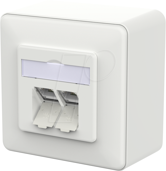 Thumbnail - BTR 130D380027-I - E-DAT Modul Cat.6a IDC 2 Port AP verkehrsweiß