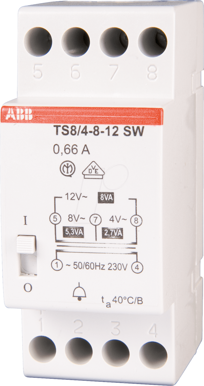 ABB TS16/4-8-12 - Klingeltransformator