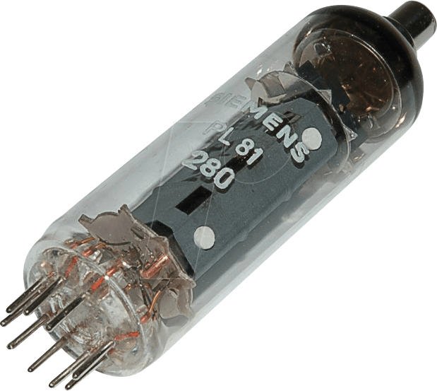 TUBE PL81 - Elektronenröhre, Leistungsröhre, Noval, 9-pol, 300 mA