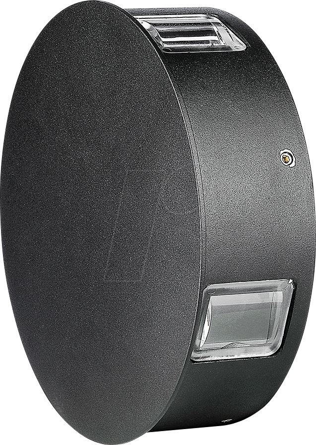 VT-218215 - Wandleuchte, 5 W, 3000 K, schwarz, IP65, rund