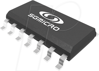 LM324ZS14G/TR - 4-fach Operationsverstärker, 3,0 - 32V, 1,1MHz, 0,35 V/µs, SO-14