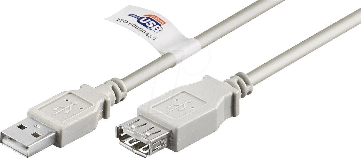 GOOBAY 68916 - USB 2.0 Verlängerungskabel mit USB Zertifikat 5 m