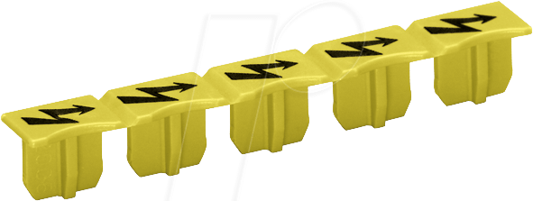 WAGO 2016-115 - Warnabdeckung, für 5 Klemmen, für WAGO 2016