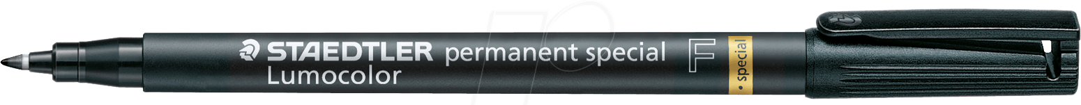 STAEDTLER 319FSW - Permanent special Stift F, 0,6 mm, schwarz